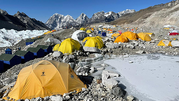 Satish Lhotse 8516m expedition 2021 - Basecamp